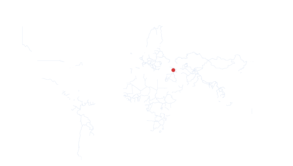 Armenia auf der Karte vom GEOQUIZ eingezeichnet